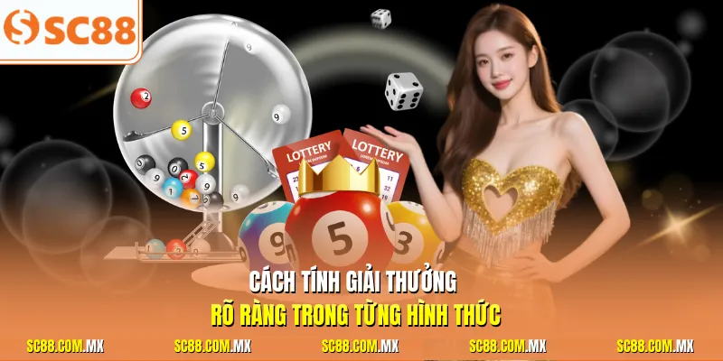 Cách tính giải thưởng rõ ràng trong từng hình thức