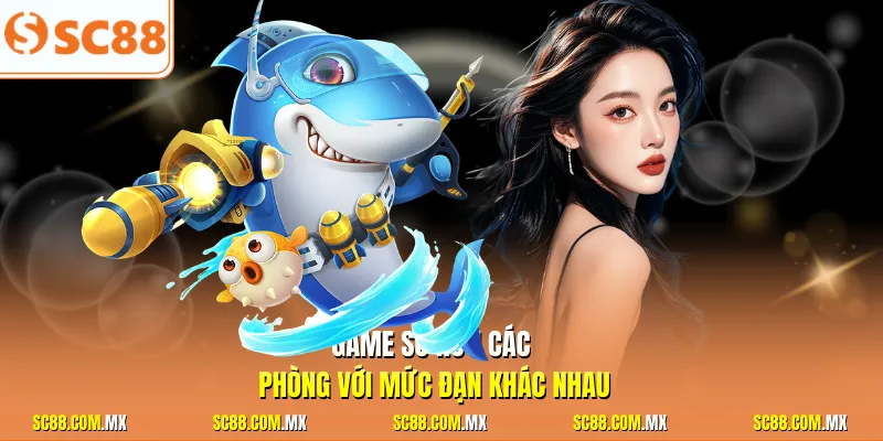 Game sở hữu các phòng với mức đạn khác nhau